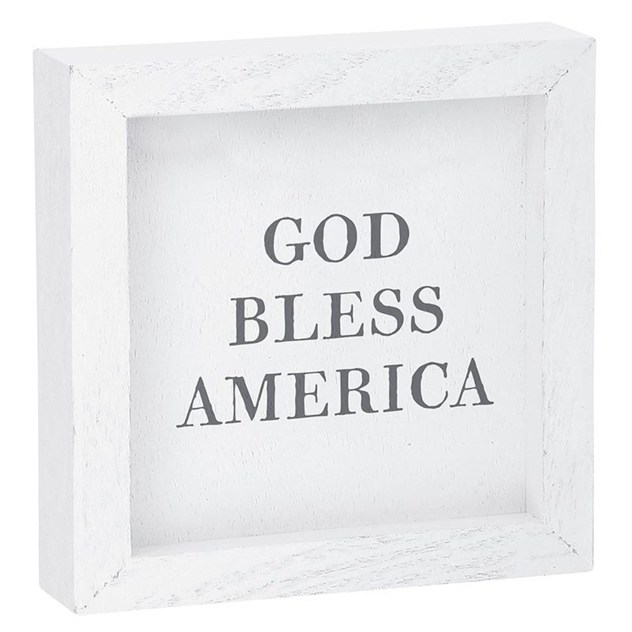 God Bless America Wooden Sign