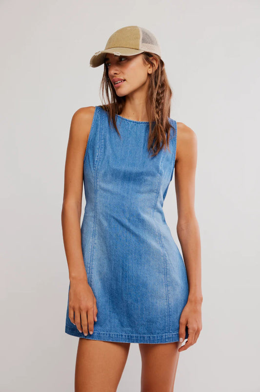 Atlas Denim Mini in Blue Fade