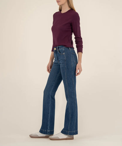 Natalie High Rise Bootcut Side Inset
