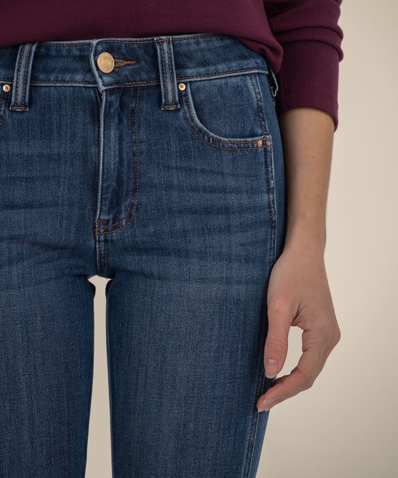 Natalie High Rise Bootcut Side Inset