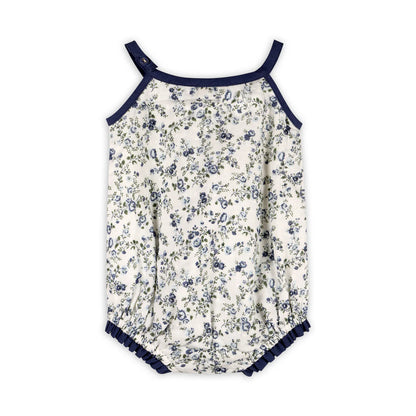 Gia Floral Muslin Romper & Headband