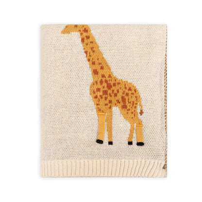 Savannah 3D Jacquard Sweater Knit Baby Blanket