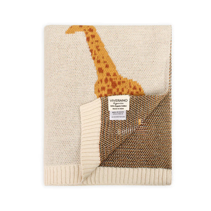 Savannah 3D Jacquard Sweater Knit Baby Blanket