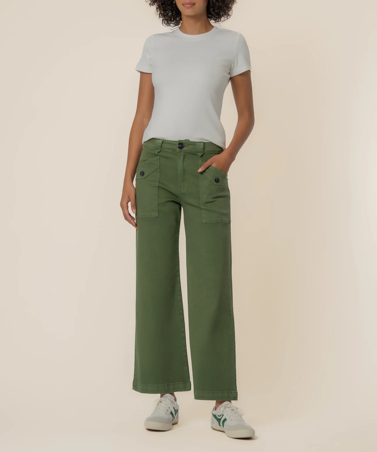 Meg High Rise Wide Leg w Pockets