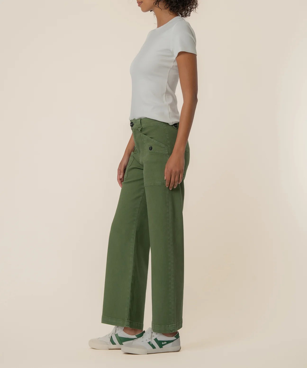 Meg High Rise Wide Leg w Pockets