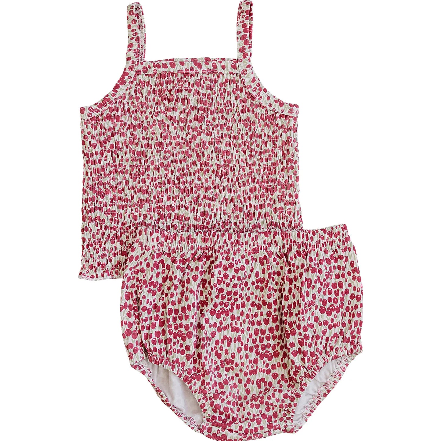 Ruched Gingham Bloomer