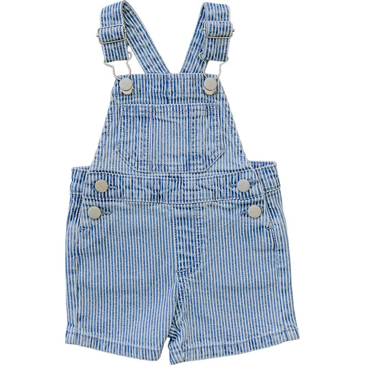 Stripe Shorts Overalls