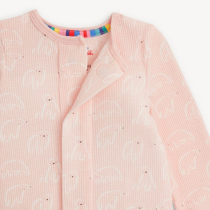 Blush Pink Right Fit Magnet Romper