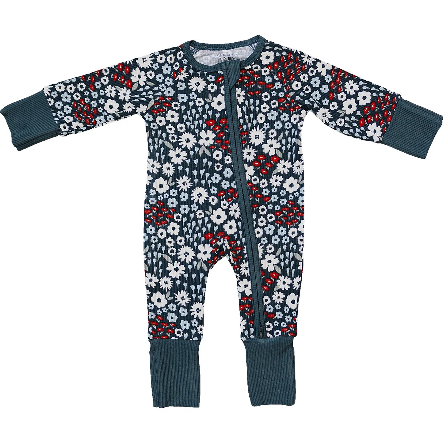 Americana Floral Ribbed Bamboo Pajama