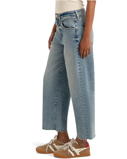 Gwen Slouchy Raw Hem Wide Leg