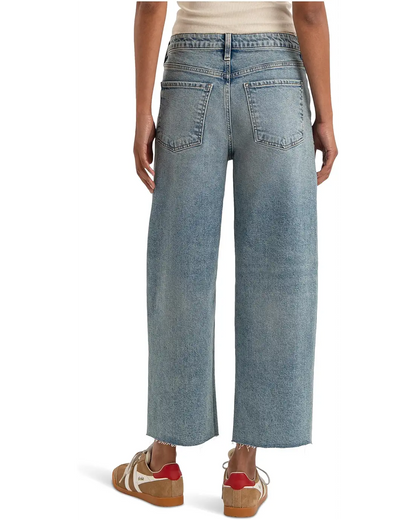Gwen Slouchy Raw Hem Wide Leg