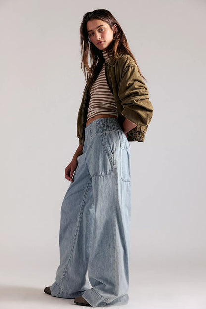 Breezy Denim Pull On