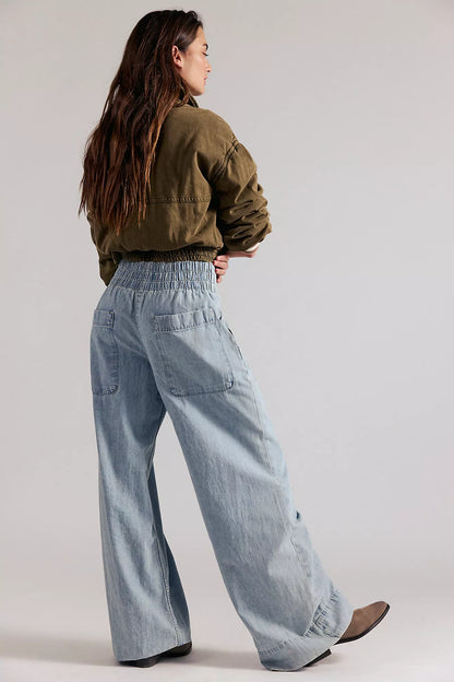 Breezy Denim Pull On