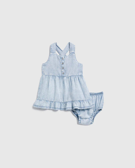 White Out Wash Dress set