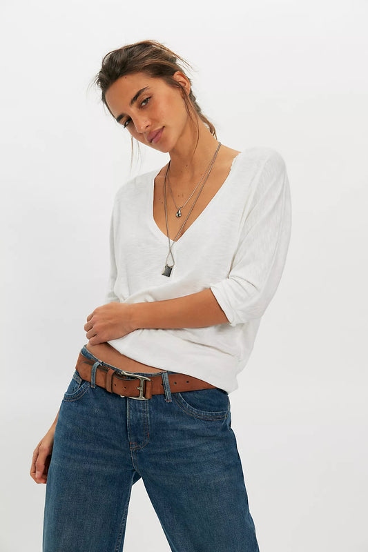 High Line Tee in Ivory