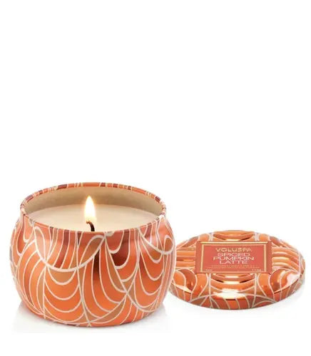 Spiced Pumpkin Latte Mini Tin Candle