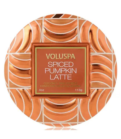Spiced Pumpkin Latte Mini Tin Candle
