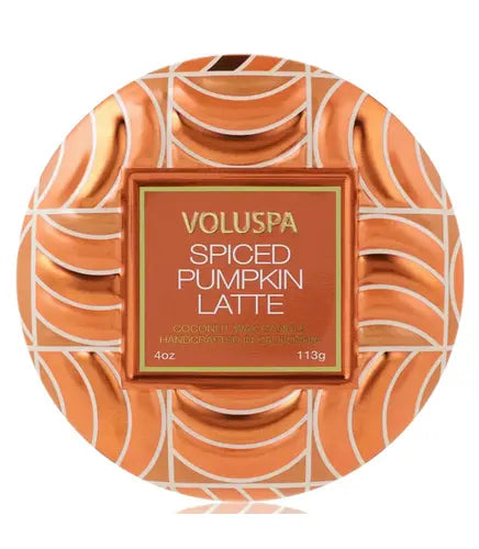 Spiced Pumpkin Latte Mini Tin Candle
