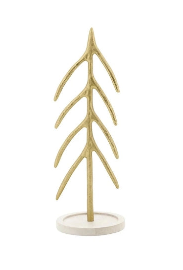 Gold Metal Tree with Base