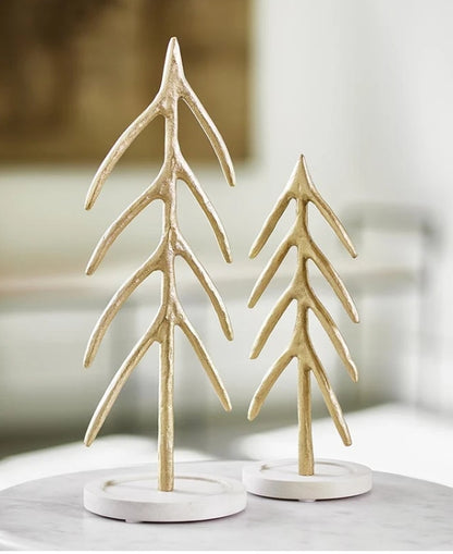 Gold Metal Tree with Base