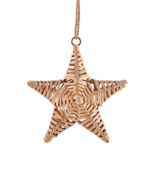 Wicker Hanging Star