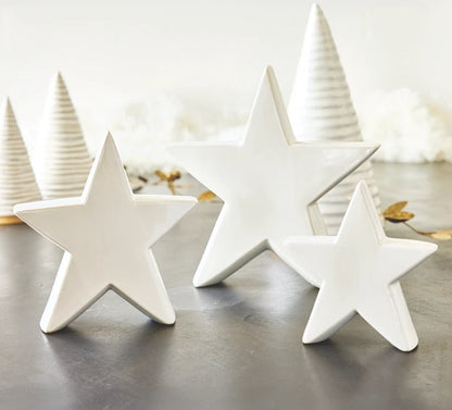 Ceramic Stars Set of 3
