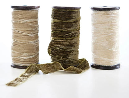 Frayed Velvet Ribbon