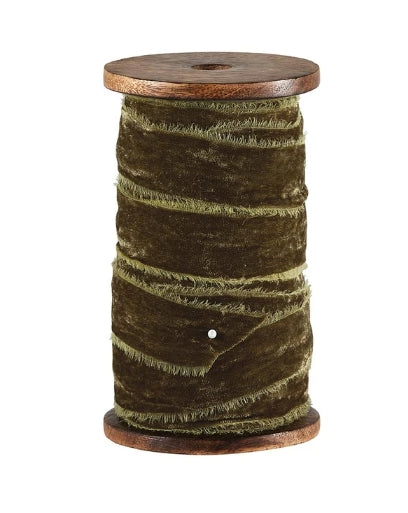 Frayed Velvet Ribbon