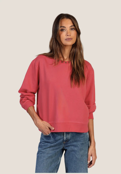 Goldie Sweatshirt in Real Red