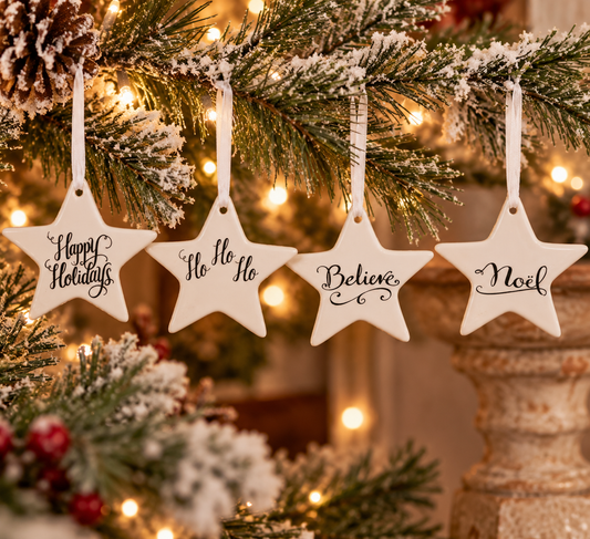 Ceramic Star Ornament
