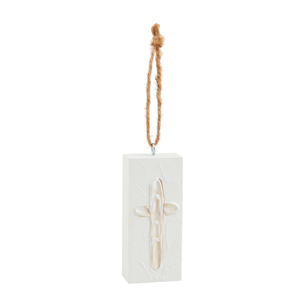 Painted Cross Ornament