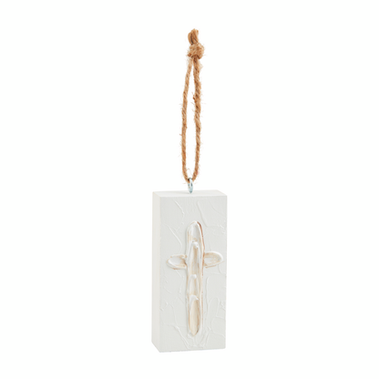 Painted Cross Ornament