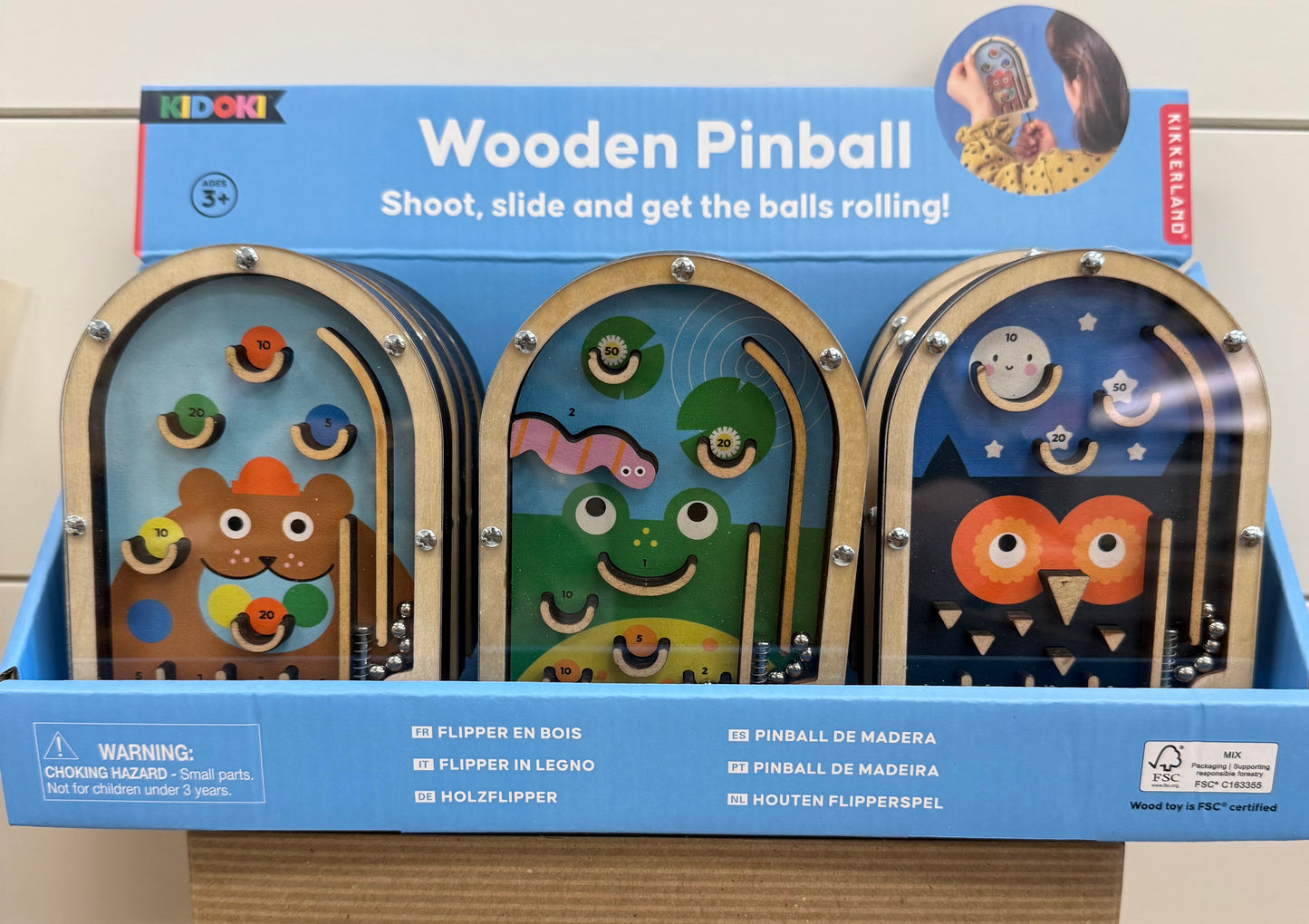 Kidoki Wooden Pinball