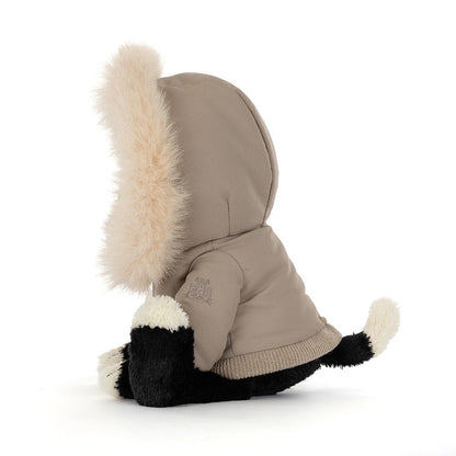 Jellycat Jack 'Alpine' plush cat side view