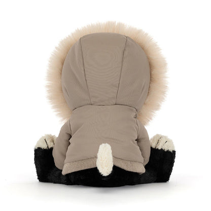 Jellycat Jack 'Alpine' plush cat back view