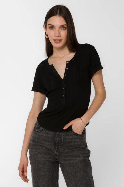 Velvet Heart Junie Short Sleeve Black