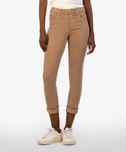 Amy Crop Straight Leg - Cappuccino