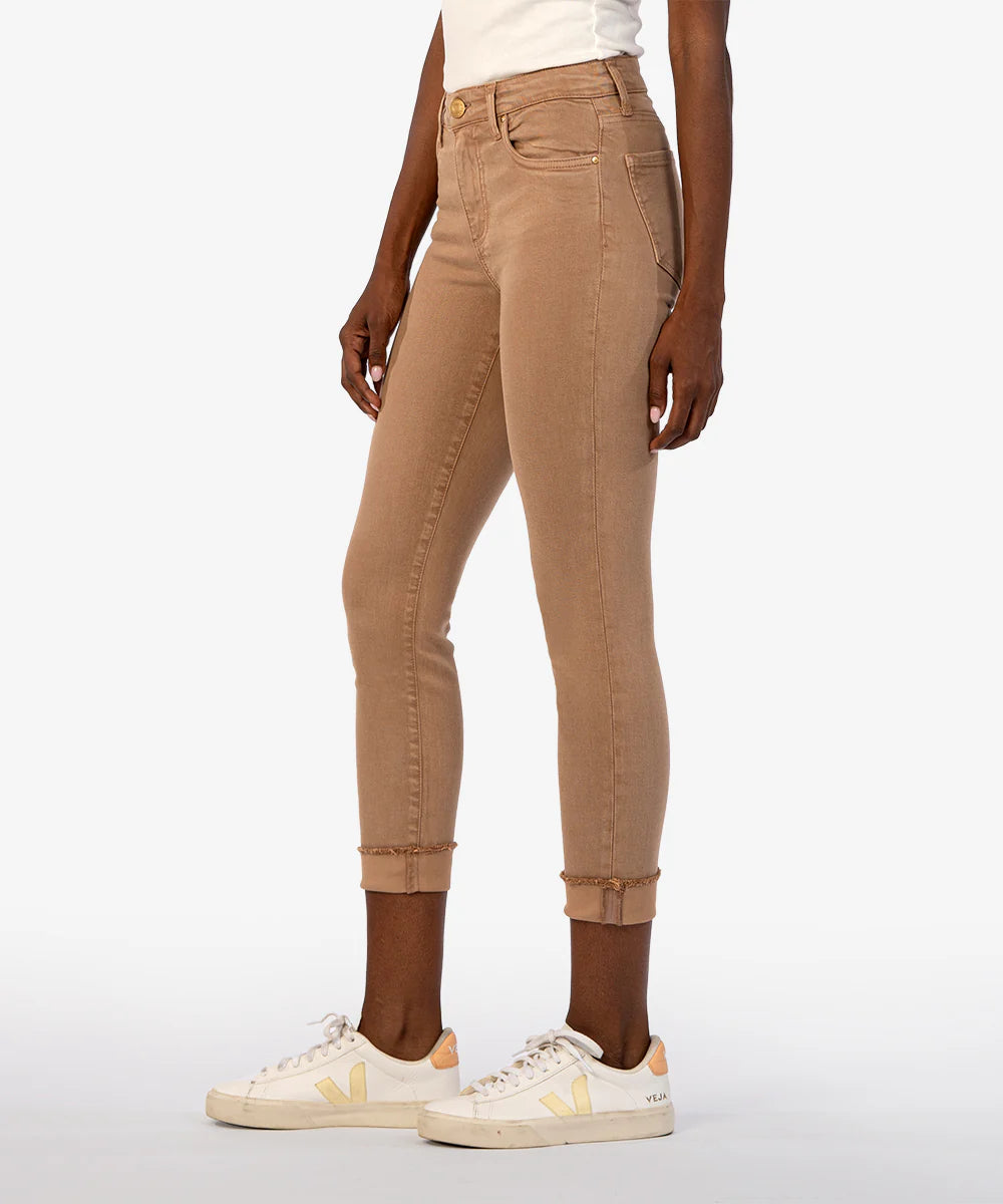 Amy Crop Straight Leg - Cappuccino