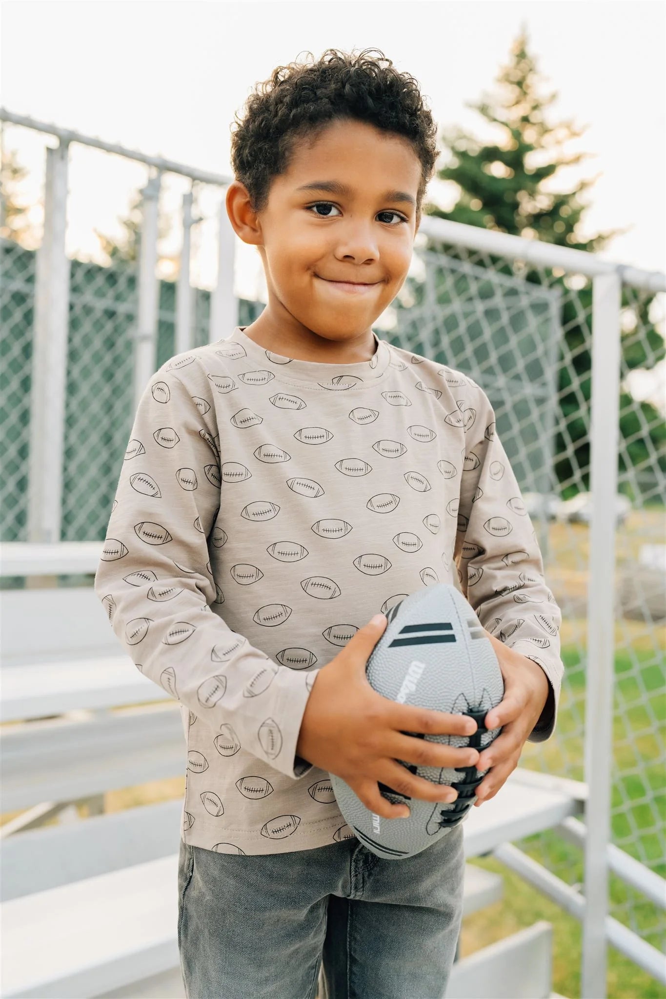 Football Long Sleeve Tee