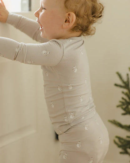 Bamboo Pajama Set - Snowmen