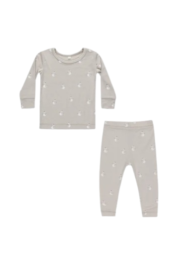 Bamboo Pajama Set - Snowmen