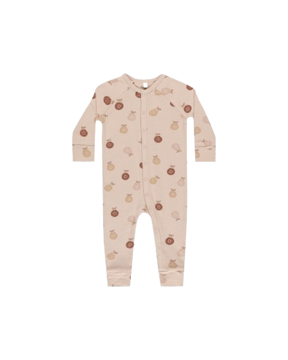 Organic Long John Pajamas - Ornaments