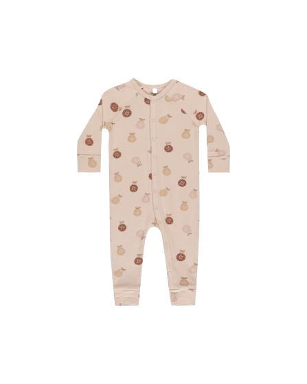 Organic Long John Pajamas - Ornaments