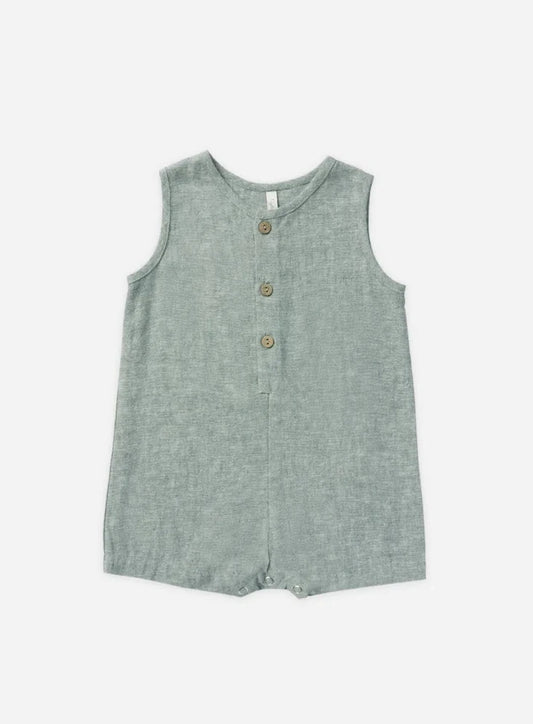 Maverick Romper - Heathered Indigo