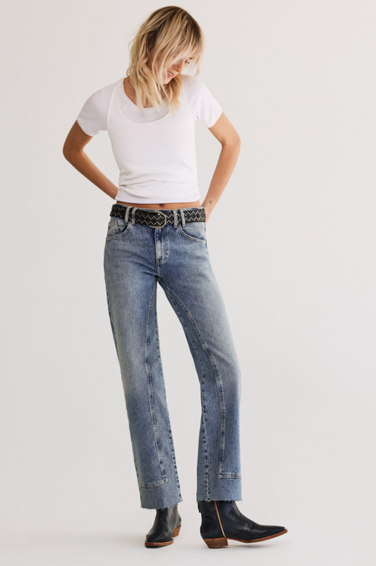 Risk Taker Mid-Rise Jeans - Mantra