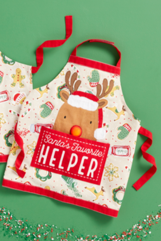 Reindeer Light-Up Apron