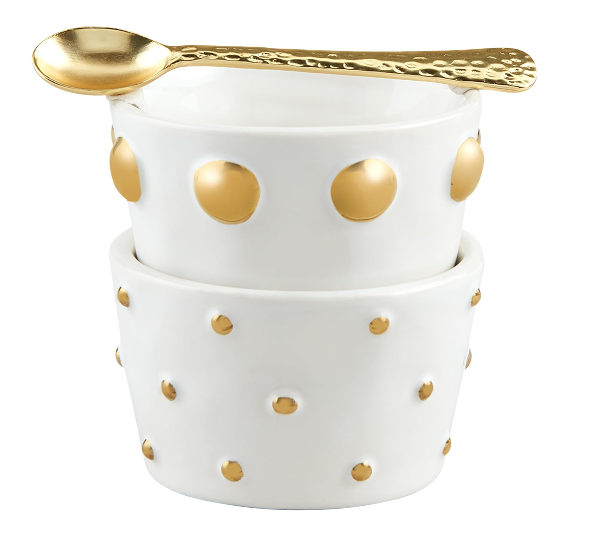 Gold Dot Ceramic Set