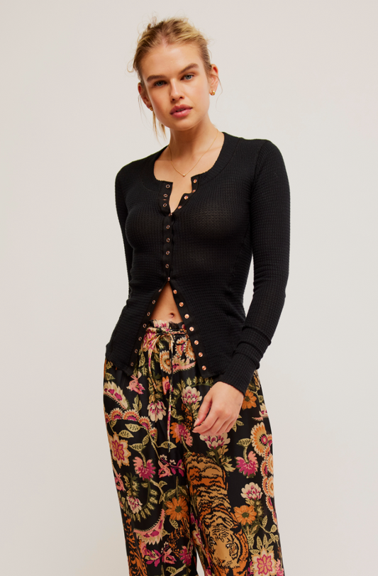 Going Places Cardi - Black