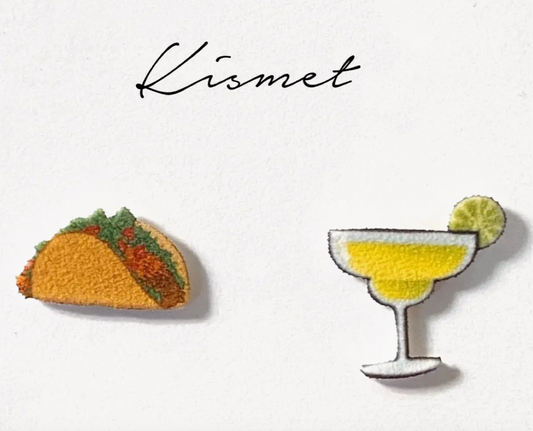 Kismet Showroom Tacos + Margs Stud Earrings