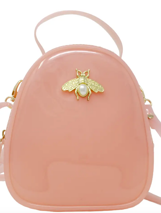 Zomi Gem Pink Jelly Crossbody Bee Bag